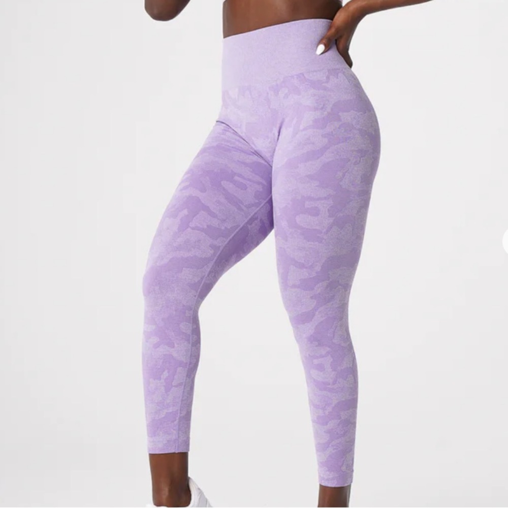 NVGTN seamless camo leggings lilac